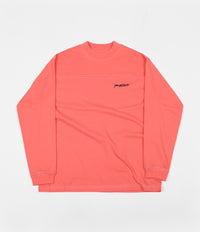 Yardsale Polo Long Sleeve T-Shirt - Pink