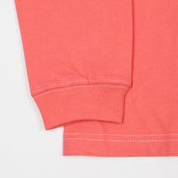 Yardsale Polo Long Sleeve T-Shirt - Pink thumbnail