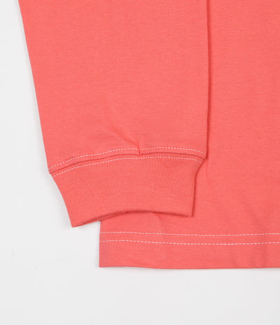 Yardsale Polo Long Sleeve T-Shirt - Pink