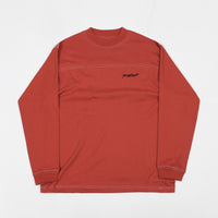 Yardsale Polo Long Sleeve T-Shirt - Red thumbnail