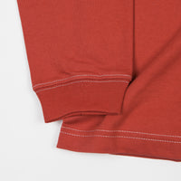 Yardsale Polo Long Sleeve T-Shirt - Red thumbnail