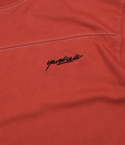 Yardsale Polo Long Sleeve T-Shirt - Red