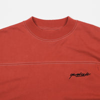 Yardsale Polo Long Sleeve T-Shirt - Red thumbnail