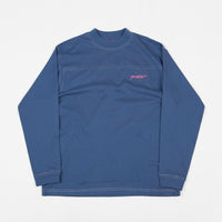 Yardsale Polo Long Sleeve T-Shirt - Royal Blue thumbnail