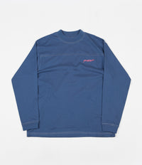 Yardsale Polo Long Sleeve T-Shirt - Royal Blue