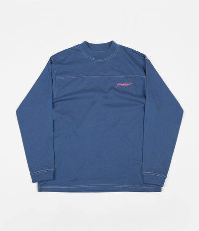 Yardsale Polo Long Sleeve T-Shirt - Royal Blue