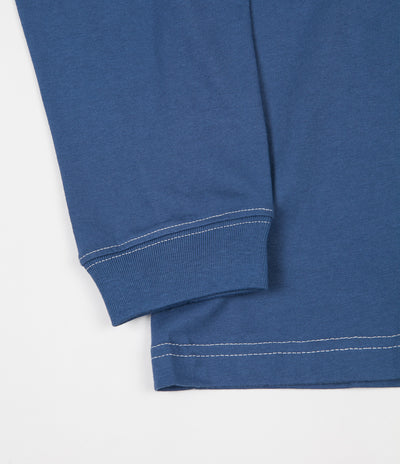 Yardsale Polo Long Sleeve T-Shirt - Royal Blue