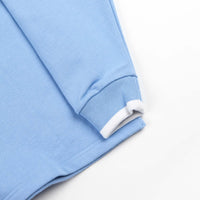 Yardsale Dipped Quarter-Zip Sweatshirt - Baby Blue thumbnail