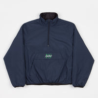 Yardsale Reversible Half-Zip Puffer Jacket - Navy / Black | Flatspot