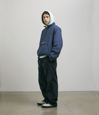 Yardsale Reversible Half-Zip Puffer Jacket - Navy / Black | Flatspot