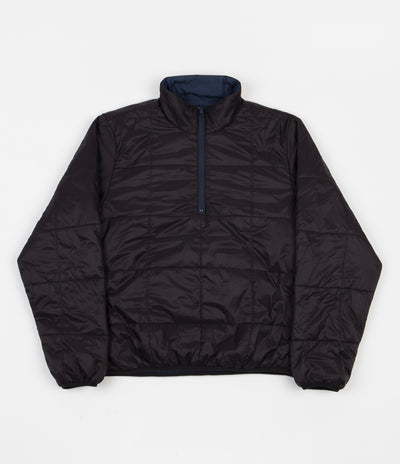 Yardsale Reversible Half-Zip Puffer Jacket - Navy / Black