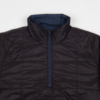 Yardsale Reversible Half-Zip Puffer Jacket - Navy / Black thumbnail