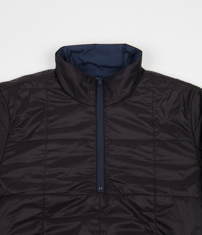 Yardsale Reversible Half-Zip Puffer Jacket - Navy / Black