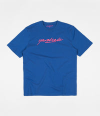 Yardsale Script T-Shirt - Blue / Pink