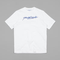 Yardsale Script T-Shirt - White / Blue thumbnail