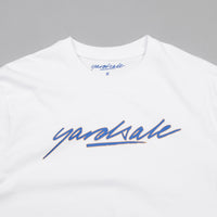 Yardsale Script T-Shirt - White / Blue thumbnail