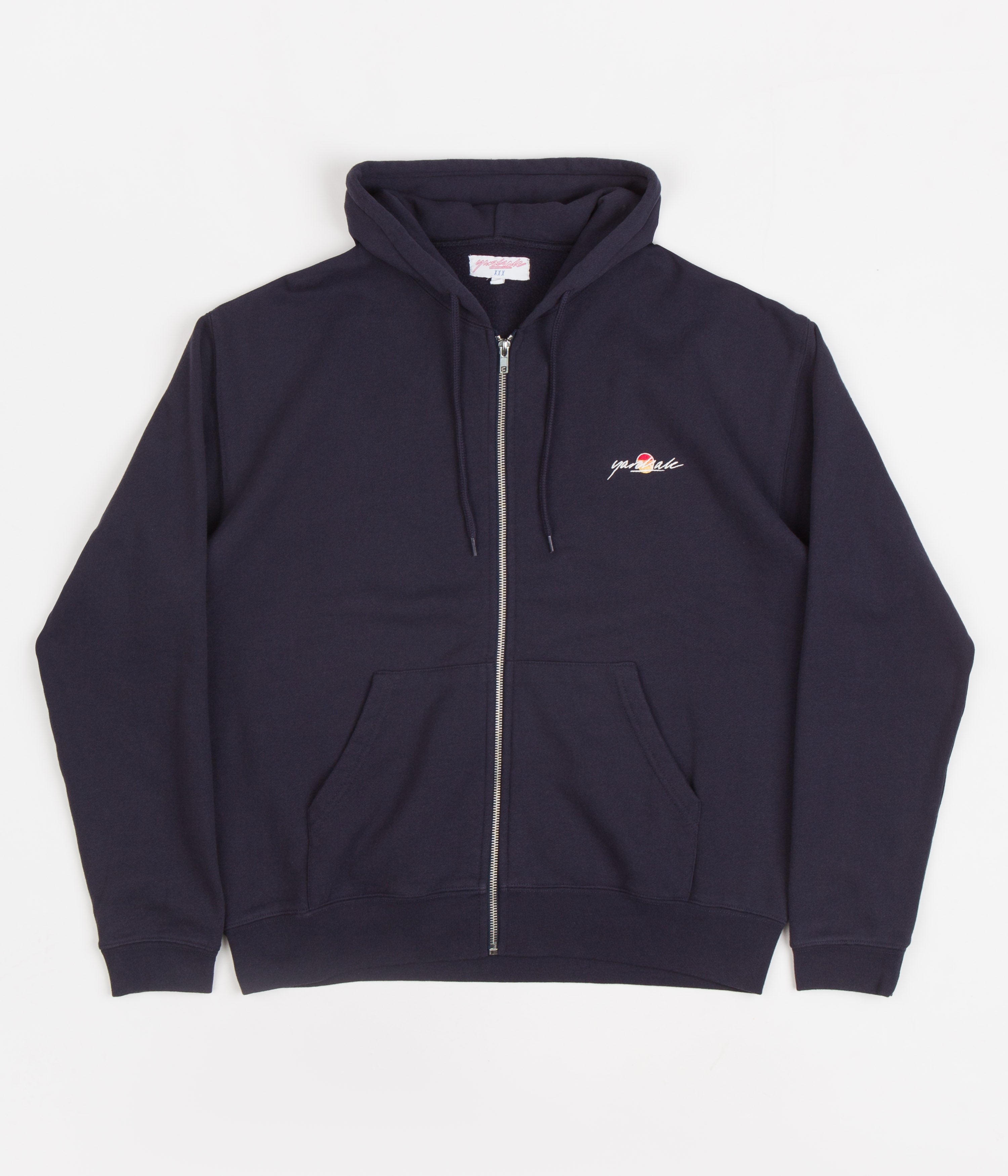 Yardsale Sunscript Full-Zip Hoodie - Navy | Flatspot