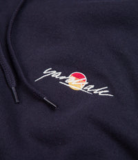 Yardsale Sunscript Full-Zip Hoodie - Navy | Flatspot