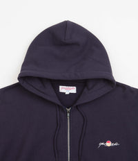 Yardsale Sunscript Full-Zip Hoodie - Navy | Flatspot