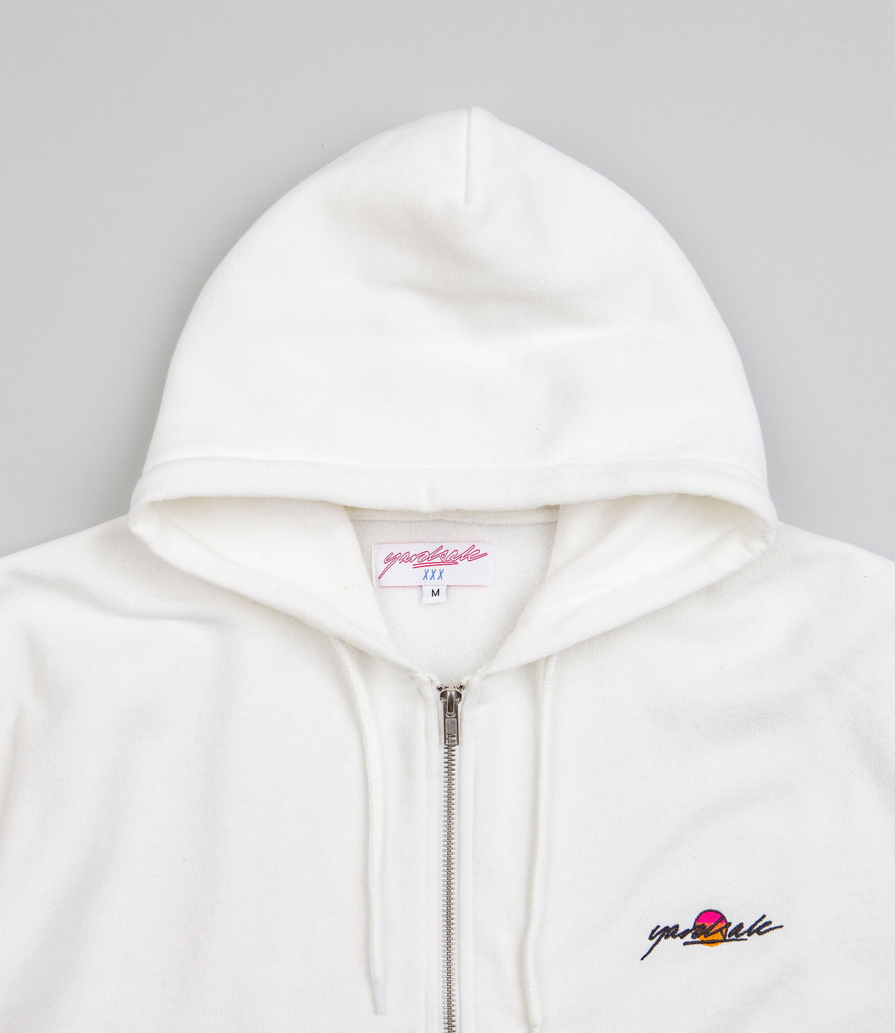 Yardsale Sunscript Full-Zip Hoodie - Off-White | Flatspot