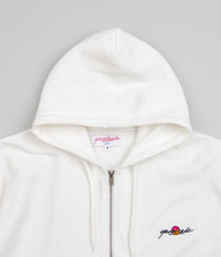 Yardsale Sunscript Full-Zip Hoodie - Off-White | Flatspot