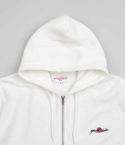 Yardsale Sunscript Full-Zip Hoodie - Off-White