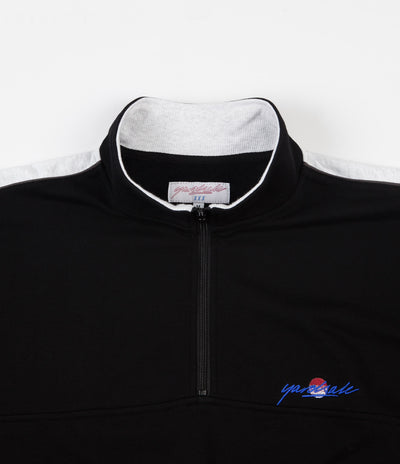 Yardsale Sunscript Quarter Zip Sweatshirt - Black