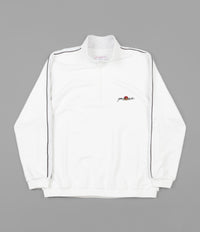 Yardsale Sunscript Quarter Zip Sweatshirt - White