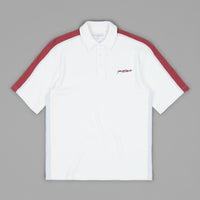 Yardsale V-Neck Polo Shirt - White thumbnail