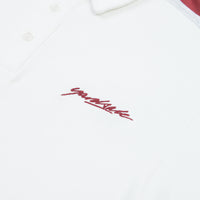 Yardsale V-Neck Polo Shirt - White thumbnail