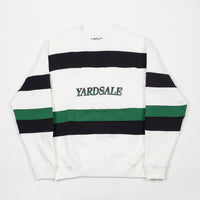 Yardsale Valentine Sweatshirt - White / Navy / Green thumbnail