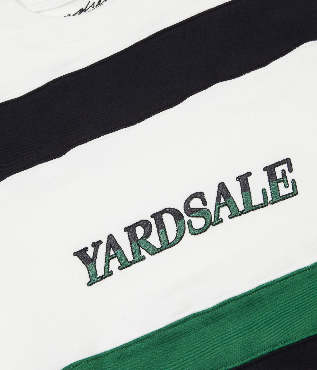Yardsale Valentine Sweatshirt - White / Navy / Green | Flatspot