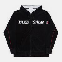 Yardsale Velour Hoodie - Black thumbnail