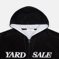 Yardsale Velour Hoodie - Black thumbnail