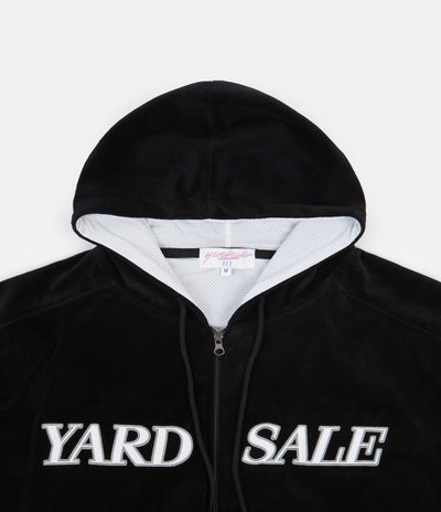 Yardsale Velour Hoodie - Black