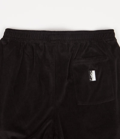 Yardsale Velour Shorts - Black