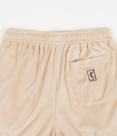 Yardsale Velour Shorts - Cream