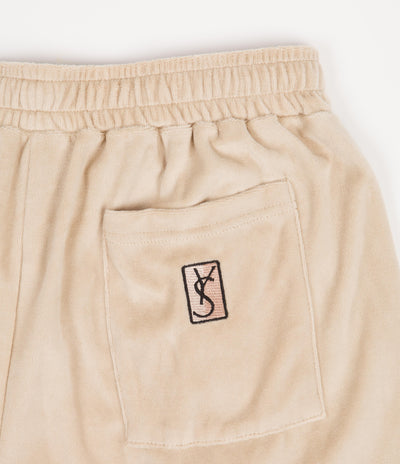 Yardsale Velour Shorts - Cream