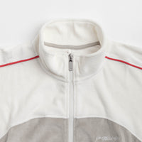 Yardsale Velour Track Jacket - Cream | Flatspot