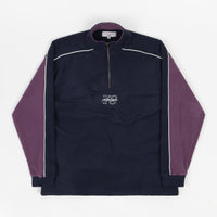 Yardsale YS 1/4 Zip Sweatshirt - Navy / Lilac thumbnail