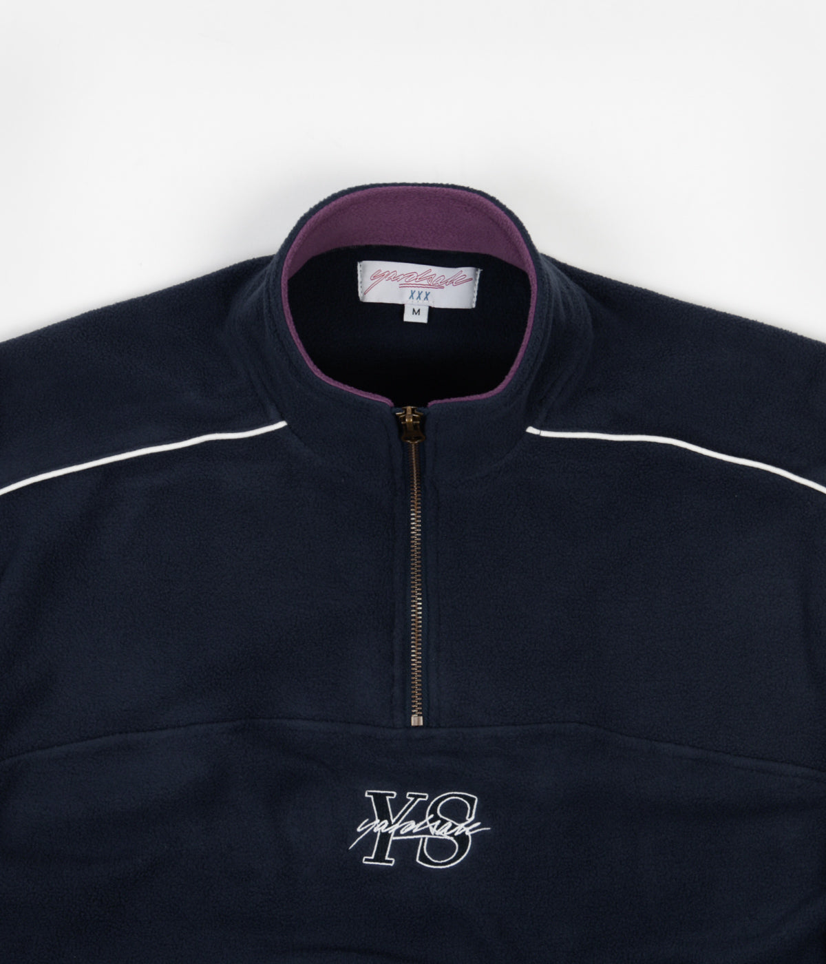 Yardsale YS 1/4 Zip Sweatshirt - Navy / Lilac | Flatspot
