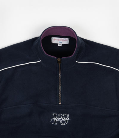 Yardsale YS 1/4 Zip Sweatshirt - Navy / Lilac