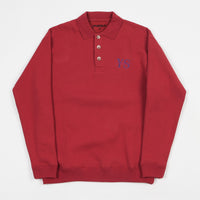 Yardsale YS Polo Neck Sweatshirt - Red thumbnail