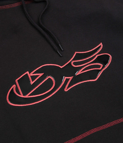 Yardsale YS Sport Contrast Hoodie - Black / Red